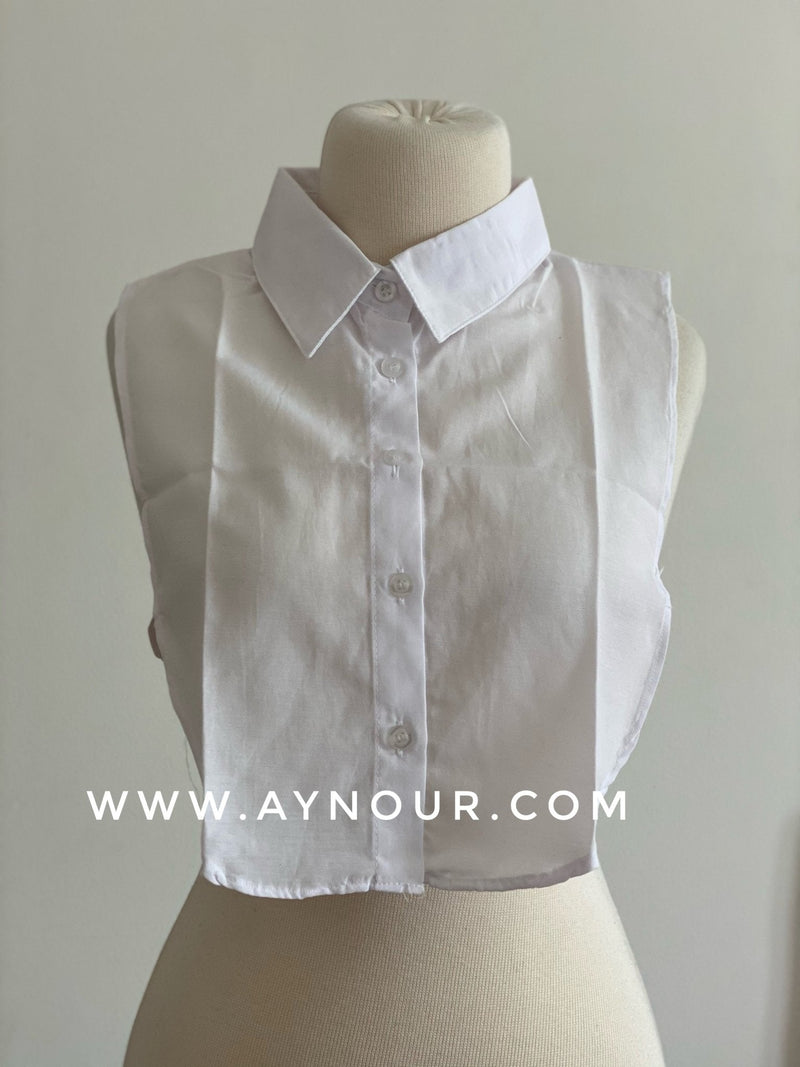 Fake Collar Detachable Blouse Half Shirts Hijab - Aynour.com