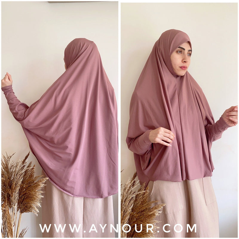 Full khemar Long Extra modest Instant Hijab - Aynour.com