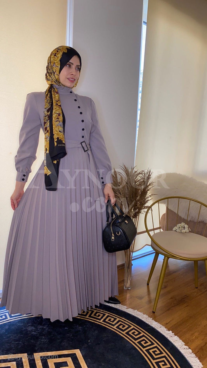 GRAY GLORY Modest Dress 2020 - Aynour.com