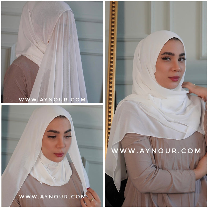 Instant Hijab 2022 with Full Neck Cover - Aynour.com