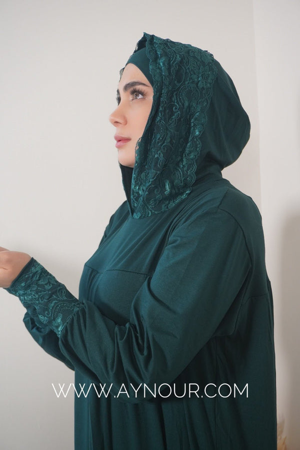 Jannah Prayer dress warm colors cotton - Aynour.com