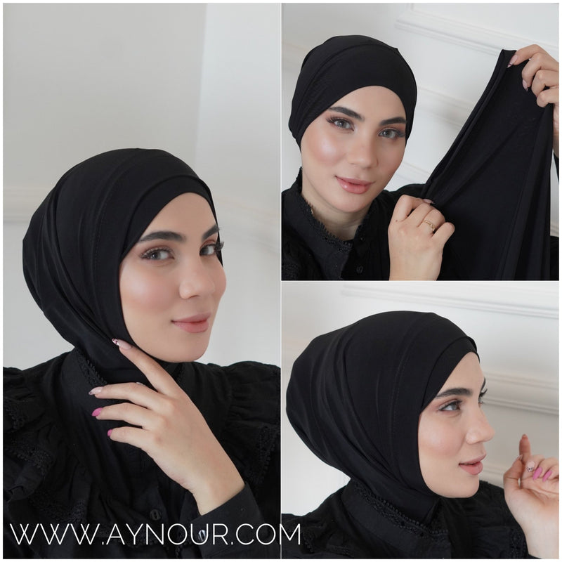 Premium Princess instant Hijab 2022 two pieces - Aynour.com