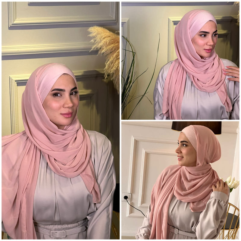 Quds chiffon Instant Hijab - Aynour.com