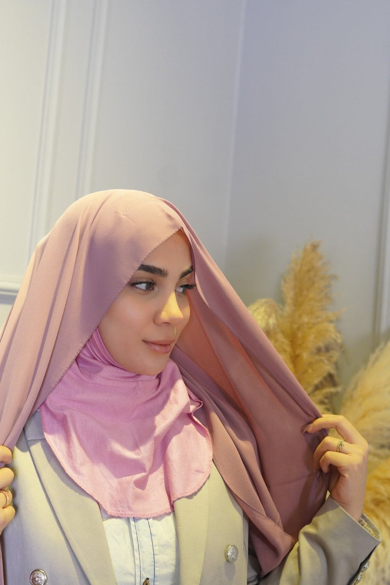 Sheyla winter colors cotton Instant Hijab - Aynour.com