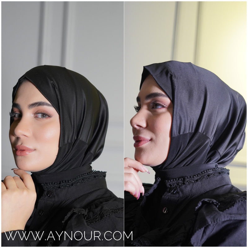 Silk luxurious Color Best Instant Hijab 2022 - Aynour.com