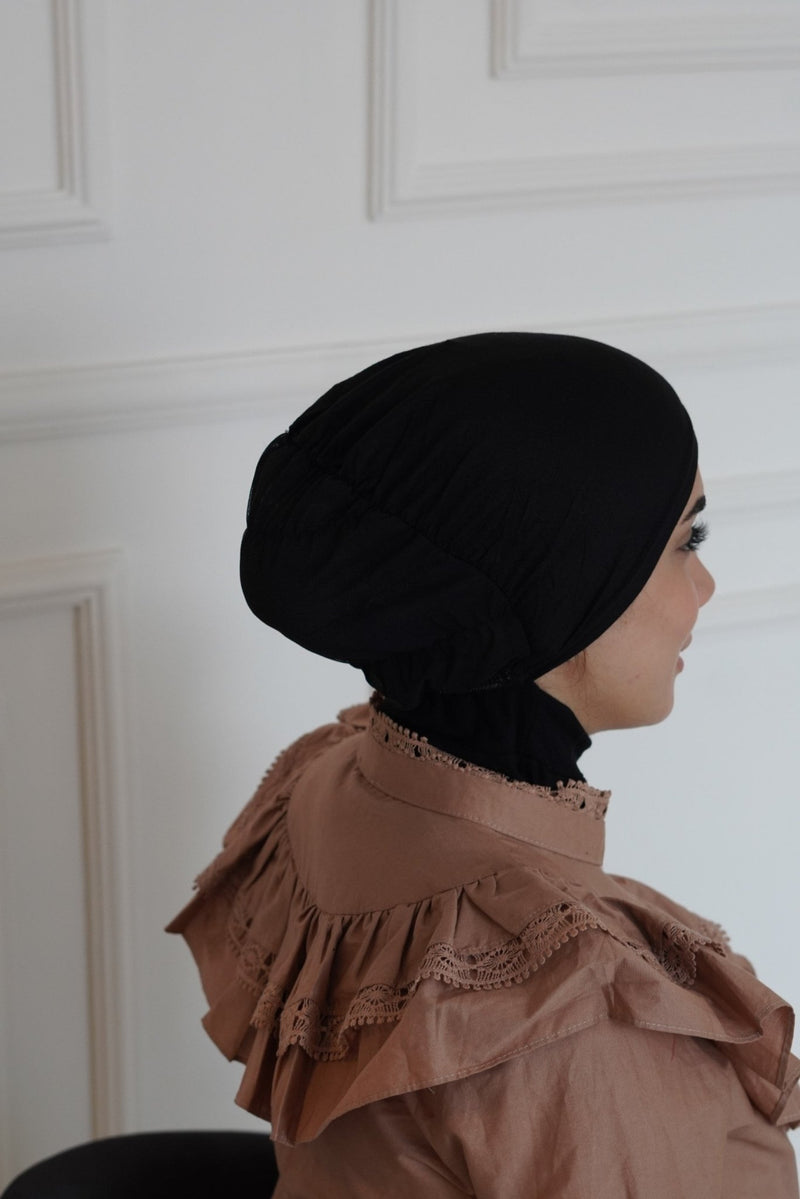 Smart Breathable Full head with neck cap fully cover Instant Hijab - Aynour.com