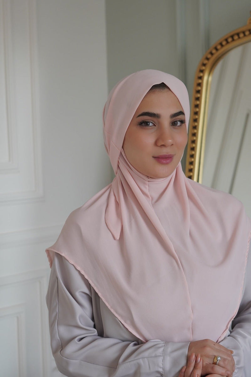 Zeina Khimar krep Instant Hijab 2023 - Aynour.com